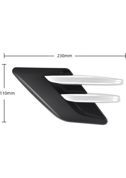 Araba Yan Hava Girişi Kaput Havalandırma Dekorasyonu Araba Yan Havalandırma Kaput Araba Kişilik Değişikliği Dış Dekorasyon Evrensel,d (Yurt Dışından) modelleri