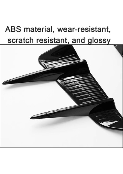 Araba Ön Tampon Spoiler Yan Hava Firar Ayar Kapağı Trim Için Mg 4 Mg4 Ev Mulan 2023 Aksesuarları (Yurt Dışından) indirimleri