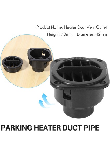 Webasto Eberspacher Propex Için 42 mm Araç Hava Park Isıtıcı Kanal Borusu Bağlantısı Sıcak Hava Menfezi Çıkışı (Yurt Dışından) fırsatları