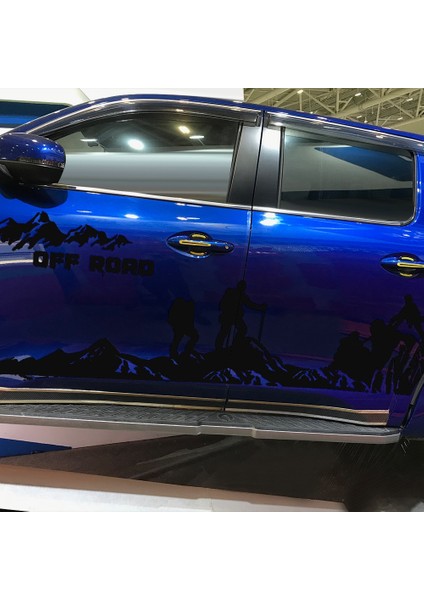 Adet Araba Kapı Yan Vücut Çıkartmalar Ford Ranger Raptor F150 F-150 Off Road 4x4 Dağcı Pikap Dıy Oto Çıkartmaları Etiket (Yurt Dışından) indirimleri