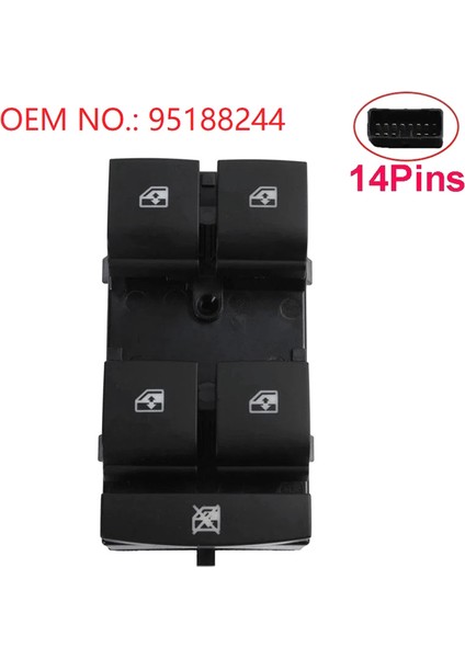 Gmc Chevrolet Sonic Trax 2012-2016 Için Yeni Ön Sol Sol Güç Ana Pencere Anahtarı 95188244 95460072 (Yurt Dışından) indirimleri