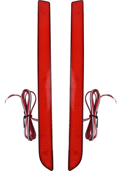 Volkswagen Transporter T5 2012-2016 Caravelle Multivan Kırmızı LED Arka Tampon Reflektör Lambası Arka Sinyal Lambası (Yurt Dışından)