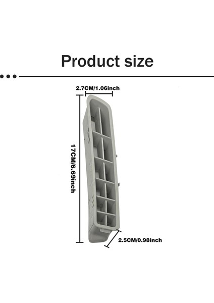 1 Çift A Sütunlu Hava Çıkışı Ön Pencere Klima Havalandırma Menfezleri Vw Golf 6 Gtı Golf Mk6 2009-2014 Açık Gri (Yurt Dışından) fırsatları