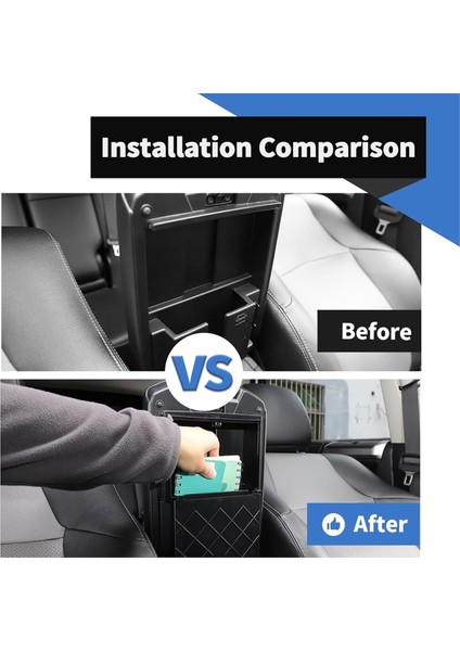 Toyota 4runner 2010-2024 Aksesuarları Için Orta Konsol Tek Dokunuşlu Gizli Düzenleyici Kol Dayanağı Gizli Saklama Kutusu (Yurt Dışından) fiyatları