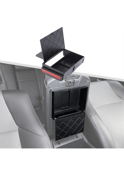 Toyota 4runner 2010-2024 Aksesuarları Için Orta Konsol Tek Dokunuşlu Gizli Düzenleyici Kol Dayanağı Gizli Saklama Kutusu (Yurt Dışından) modelleri