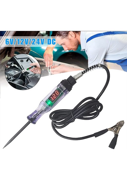 Araba Kamyon Devre Test Kalemi, Devre Test Cihazı, Eldivenli 6V/12V/24V Dc Dijital Otomotiv Test Lambası (Yurt Dışından) modelleri