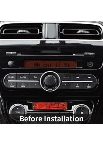 Mitsubishi Mirage Space Star Attrage Radyo Stereo Paneli Gösterge Paneli Montaj Kurulum Trim Takımı Ön Çerçeve (178X100 Mm) Için Çift Din Fasya (Yurt Dışından) modelleri