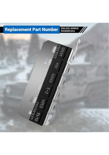 68368853AA 956-600 Ana Sigorta, Jeep Wrangler 2018-2023 ve Jeep Gladiator 2020 Için Uygundur. 956-600 956600'Ü Değiştirin. (Yurt Dışından) fırsatları