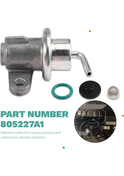 Mercury Mercruiser 502MAG 454 Efı 805227A1 Için Yakıt Basınç Regülatörü Grubu (Yurt Dışından) indirimleri