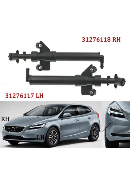 Volvo V40 Cross Country 13-2019 Araç Far Lambası Jet Aktüatör Memesi Için Sağ Ön Far Yıkama Memesi 31276118 (Yurt Dışından) indirimleri