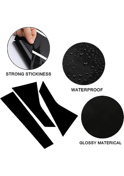 Pencere Ayağı Vinil Yapışkan Honda Accord Sedan 2018-2021 Için Uyumlu Araba Kaplama Dekoratif Sticker Aksesuarları (Yurt Dışından) modelleri