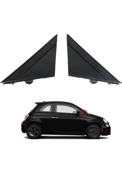 Sol Dikiz Aynası Üçgen Ayna Dekoratif Levha 1SH17KX7AA Fiat 500 2012-2019 Için Araba Aksesuarları (Yurt Dışından) fiyatları