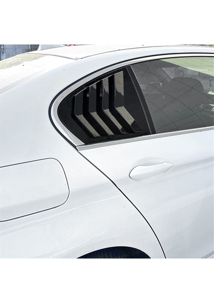 Araba Arka Cam Panjur Kapağı Trim Pencere Panjuru Yan Havalandırma Trimi Bmw 5 Serisi F10 525I 530I 2011-2017 Parlak Siyah (Yurt Dışından) modelleri