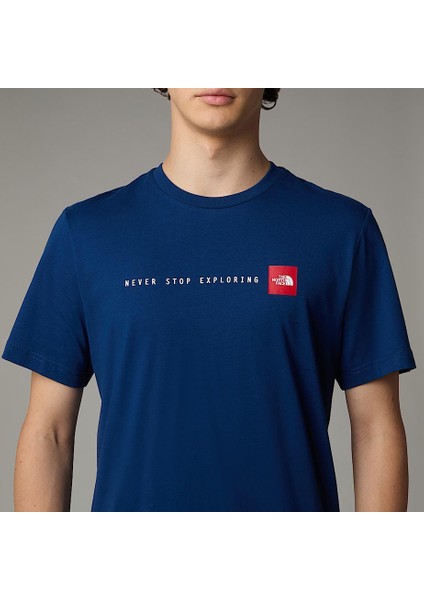 M Ss Never Stop Exploring Tee Erkek T-Shirt