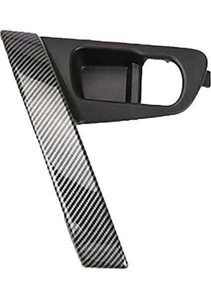 Araba Karbon Fiber Iç Kapı Kolları Taban Iç Kapı Kolu Kapağı Trimi Nissan Qashqai J10 2007-2015 Sağ (Yurt Dışından)