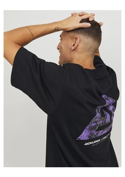 Jcotriangle Erkek Siyah T-Shirt 12253435-Black