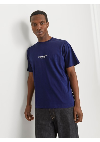 Jorvesterbro Tee Ss Crew Neck Noos Lacivert-1
