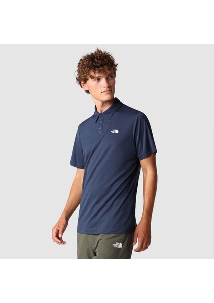 M Tanken Polo - Eu Mavi Erkek T-Shirt NF0A2WAZ8K21