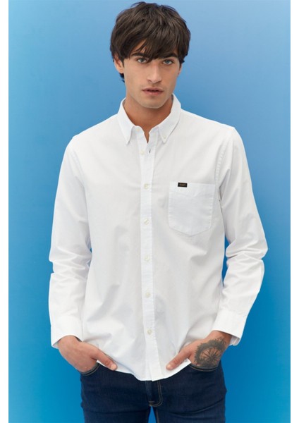 Regular Fit Normal Kesim %100 Pamuk Uzun Kollu Gömlek