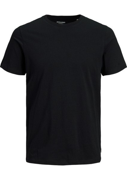 JJEORGANIC BASIC TEE SS O Siyah Erkek Kısa Kol T-Shirt