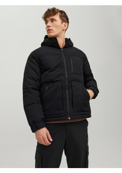 Jcootto Puffer Sn Siyah Erkek Mont 12214648-Black