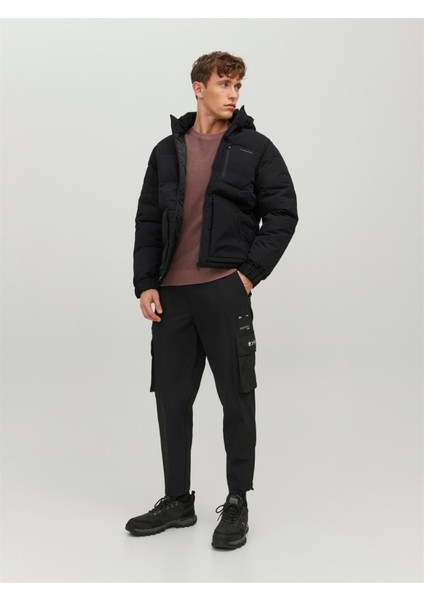 Jcootto Puffer Sn Siyah Erkek Mont 12214648-Black