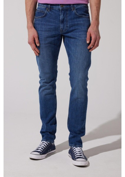 Luke Slim Tapered Fit Normal Bel Esnek Jean Kot Pantolon
