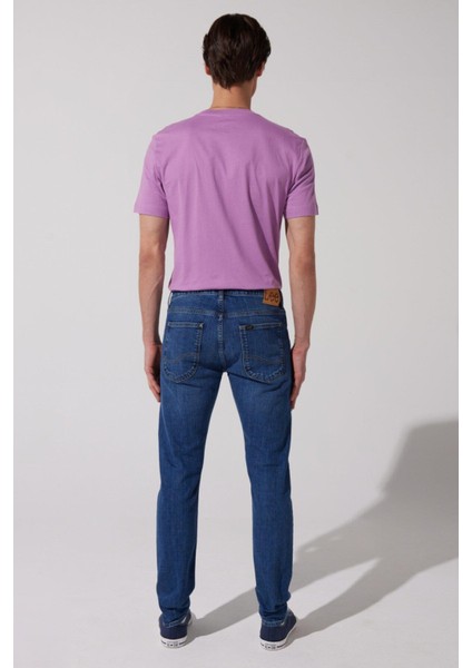 Luke Slim Tapered Fit Normal Bel Esnek Jean Kot Pantolon