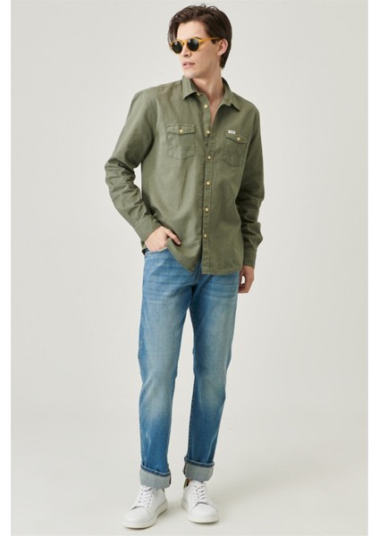 Texas Slim Jean Pantolon Navy