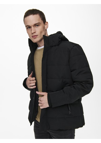 Cayson Puffa Otw Erkek Siyah Mont 22019598-02 indirimleri