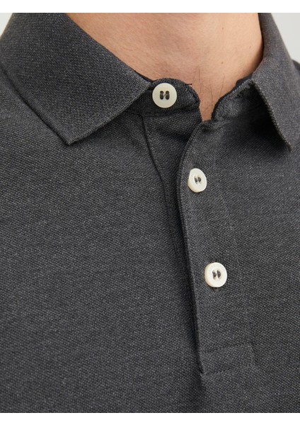 12136668 Erkek Jjepaulos Polo Ss Noos T-Shirt Dark Grey Malenge