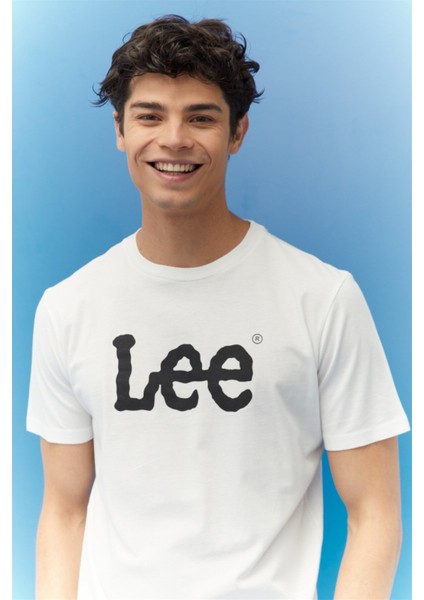 Regular Fit Normal Kesim Sıfır Yaka %100 Pamuk Logolu Tişört