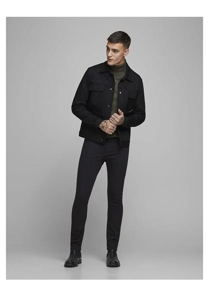Skinny Fit Lacivert Erkek Denim Pantolon