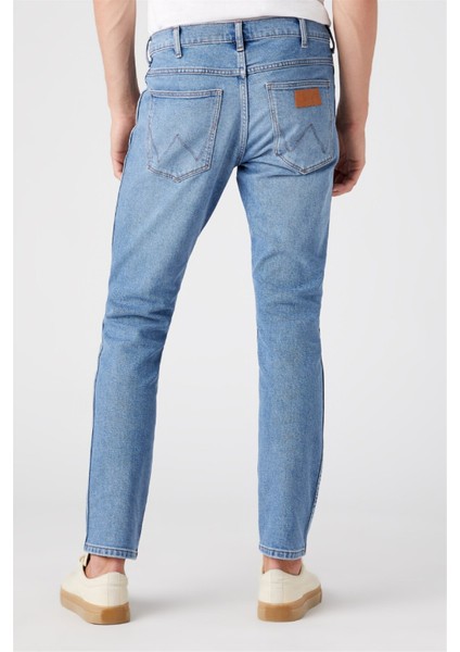 Slim Fit Dar Kesim Düşük Bel Taşlamalı Gri Esnek Larston Jean Denim Kot Pantolon