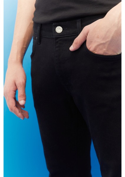 Daren Straight Fit Normal Bel Denim Esnek Jean Kot Pantolon