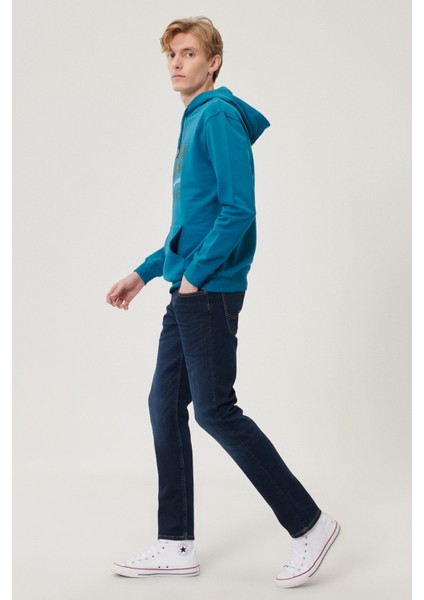 Luke Slim Tapered Fit Normal Bel Esnek Jean Kot Pantolon fiyatları
