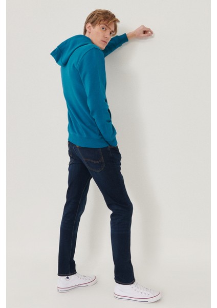 Luke Slim Tapered Fit Normal Bel Esnek Jean Kot Pantolon modelleri
