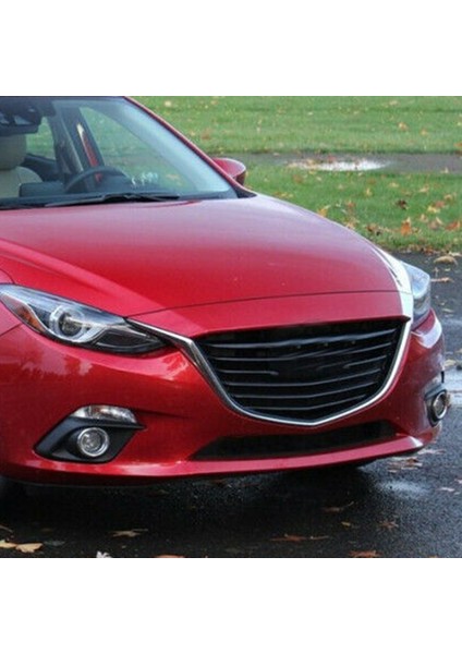 Mazda 3 Axela 2014-2016 Için 2 Adet Ön Tampon Sis Farı Izgarası Kapağı Krom Kaplama (Yurt Dışından) modelleri