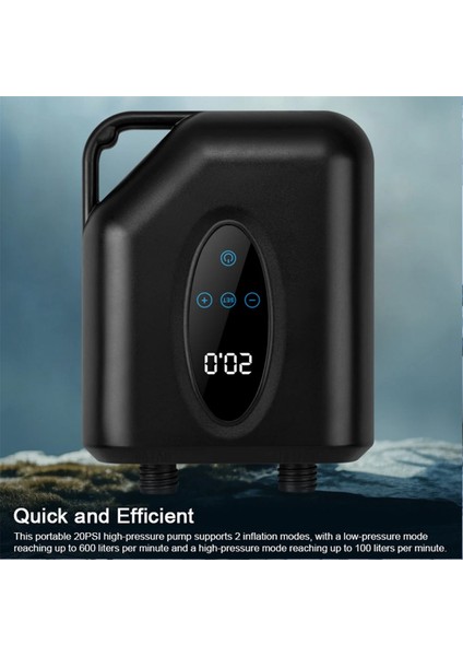 Taşınabilir Elektrikli Hava Pompası 20PSI Yüksek Basınçlı Kürek Tahtası Kompresörü Şişirme ve Sup Sörf Teknesi Için Söndürme Pompası (Yurt Dışından)