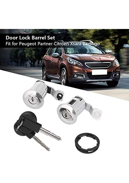 Peugeot Partner Citroen Xsara Berlingo 252522 Için 2 Anahtarlı Kapı Kilidi Seti (Yurt Dışından) fırsatları