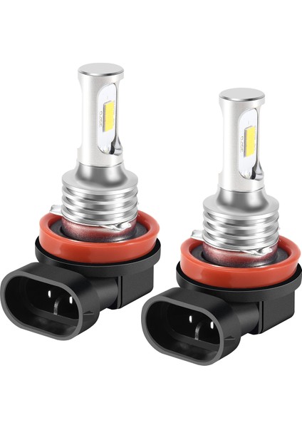 H11 H8 H16 80W 4000LM 3000K Sarı Teknoloji LED Sis Farı Dönüşüm Ampul Kiti (Yurt Dışından)