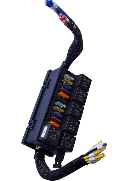 Sigorta Röle Kutusu Önceden Kablolanmış Sigorta ve Röle Kutusu, 6 Röle ve 11 Yollu Atc/ato Röle Sigorta Kutusu, Otomotiv ve Denizcilik Için (Yurt Dışından) fiyatları