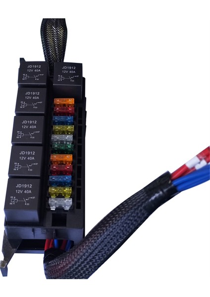 Sigorta Röle Kutusu Önceden Kablolanmış Sigorta ve Röle Kutusu, 6 Röle ve 11 Yollu Atc/ato Röle Sigorta Kutusu, Otomotiv ve Denizcilik Için (Yurt Dışından) modelleri