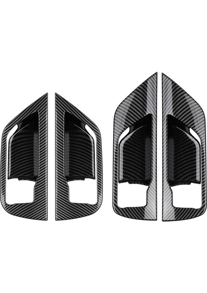 Toyota Grand Highlander 2024 Için Araç Iç Çekme Kolu Çerçeve Çıkartması Kapı Kase Paneli Kapağı Karbon Fiber Kaplama (Yurt Dışından)