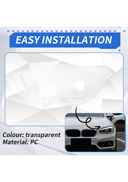 Bmw 1 Serisi F20 116I 118I 120I 2016-2019 Için Sol Far Camı Abajur Far Kabuğu Mercek Lamba Kapağı Mercek (Yurt Dışından) indirimleri