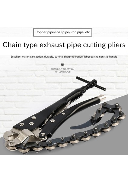 Zincir Egzoz Borusu Boru Kesici Çok Tekerlekli Bıçaklı Kuyruk Borusu Kesici Zincir Kesici Otomotiv Egzoz ve Kuyruk Borusu Zincir Kesici Alet (Yurt Dışından) fiyatları