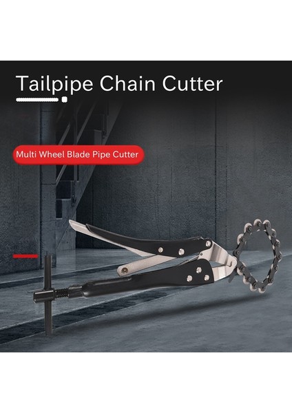 Zincir Egzoz Borusu Boru Kesici Çok Tekerlekli Bıçaklı Kuyruk Borusu Kesici Zincir Kesici Otomotiv Egzoz ve Kuyruk Borusu Zincir Kesici Alet (Yurt Dışından) indirimleri