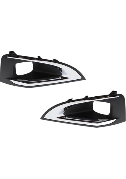 Sis Lambası Çerçevesi Dekorasyon Parçaları Kaplama Çerçevesi Sis Lambası Kapağı Sis Lambası Izgarası 1806095X 1806096X Peugeot 3008 P84 Için (Yurt Dışından)