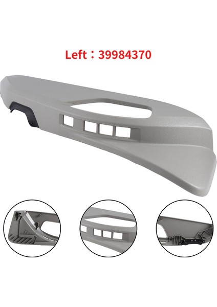 39984370 Volvo S40 Mk2 V50 Için Koltuk Hafızalı Sol Gri Elektrikli Koltuk Dış Döşeme Kılıfı (Yurt Dışından)