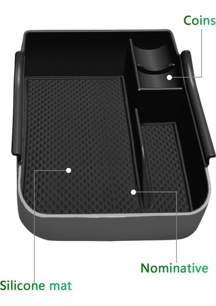 Polo Mk6 2018 2019 2020 Kol Dayanağı Saklama Kutusu Merkezi Kontrol Kutusu Oto Iç Düzenleyici Araba Aksesuarları (Yurt Dışından) indirimleri